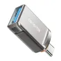 Sortimenta jaunumi - USB 3.0 to USB-C adapter, Mcdodo OT-8730 (gray) OT-8730 - ātri pasūtīt no ražotāja