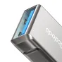 Sortimenta jaunumi - USB 3.0 to USB-C adapter, Mcdodo OT-8730 (gray) OT-8730 - ātri pasūtīt no ražotāja