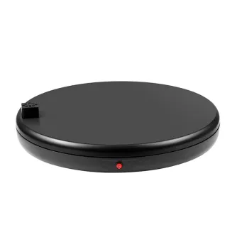 3D/360 foto sistēmas - Rotējošs foto statīvs Puluz ar strāvas kontaktligzdu 45 cm (melns) PU3147EU - perc šodien veikalā un ar piegādi