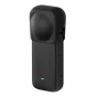 Sortimenta jaunumi - Silicone protective lens cover Puluz for Insta360 X3 (black) PU812B - ātri pasūtīt no ražotāja