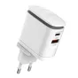 Kabeļi - Wall charger LDNIO A2423C USB, USB-C + USB-C - Lightning cable A2423C Type C to lig - ātri pasūtīt no ražotāja