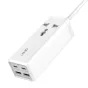 Sortimenta jaunumi - Power strip with 1 AC socket, 2x USB, 2x USB-C LDNIO SC1418, EU/US, 2500W (white) SC1418 EU - ātri pasūtīt no ražotāja