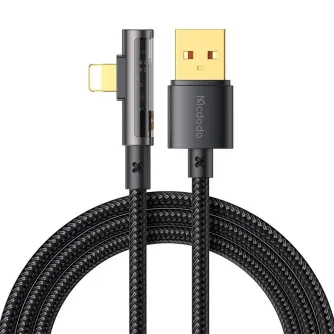 Kabeļi - USB to lightning prism 90 degree cable Mcdodo CA-3511, 1.8m (black) CA-3511 - ātri pasūtīt no ražotāja