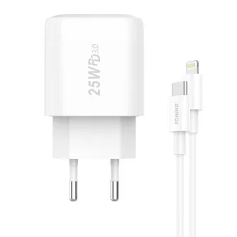 Kabeļi - Quick Charger Foneng EU40 Type-C to iPhone EU40 Type-C to iPhon - ātri pasūtīt no ražotāja
