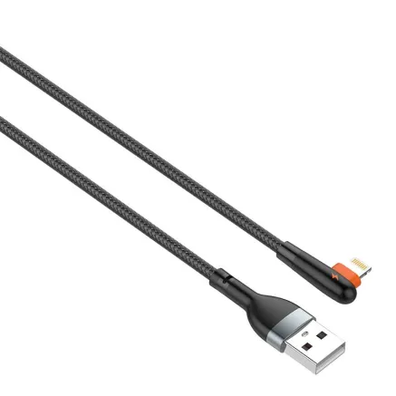 Cable USB to Lightning LDNIO LS562, 2.4A, 2m (black) LS562 lightning