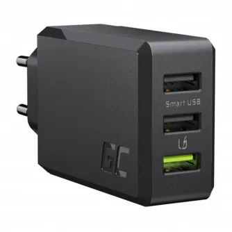 Sortimenta jaunumi - Wireless charger Green Cell GC ChargeSource 3 3xUSB 30W with Ultra Charge and Smart Charge CHARGC03 - ātri pasūtīt no ražotāja