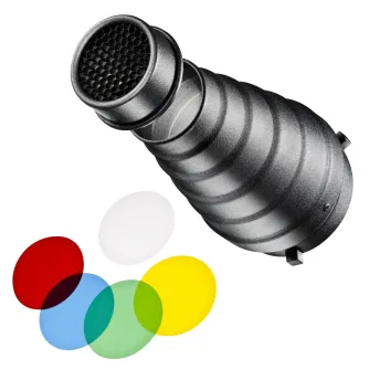 Gaismas veidotāji - Walimex Conical Snoot Set w. Universal Connection - perc šodien veikalā un ar piegādi