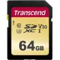Transend Gold 500S SD UHS-I U3, MLC (V30) R95/W60 64GB
