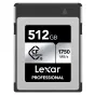 LEXAR CFEXPRESS PRO SILVER SERIE R1750/W1300 512GB LCXEXSL512G-RNENG
