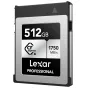 Memory Cards - LEXAR CFEXPRESS PRO SILVER SERIE R1750/W1300 512GB LCXEXSL512G-RNENG - quick order from manufacturer