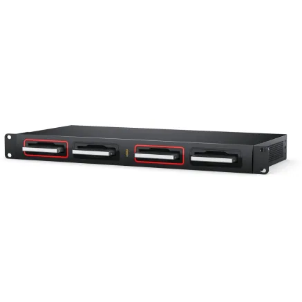 Blackmagic Design Cloud Dock 4 10G Ethernet Network Drive Sharing