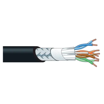 Canare RJC5ES-4P-BS CAT5e STP Cable, 50m, 100 ohm