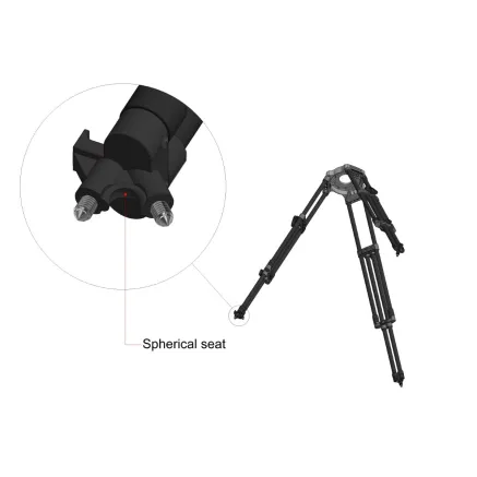 Cartoni Tripod Studio Carb. (Ball foot coupling) T724/CM T724/CM