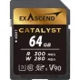 Exascend Catalyst UHS-II SD card, V90,64GB EX64GSDU2