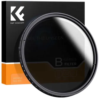 ND neitrāla blīvuma filtri - K&F Concept 52MM Slim Variable/Fader NDX, ND2~ND400 KF01.1107 - perc šodien veikalā un ar piegādi