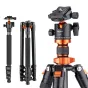 Sortimenta jaunumi - K&F Concept Ball Head Quick Release Plate DSLR Tripod KF09.089V1 - ātri pasūtīt no ražotāja