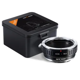 Sortimenta jaunumi - K&F Concept K&F Lens Adapter Canon EOS Lens to Sony Alpha Nex E-Mount KF06.069 - ātri pasūtīt no ražotāja