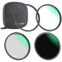 Discontinued - K&F Concept Magnetic UV, Circular Polarizer & ND1000 Filter Kit with Case (58mm) 