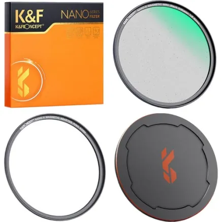 K&F Concept Nano-X Magnetic Black Mist Filter 1/8 with Adapter Ring & Lens Cap (82mm) SKU.1842