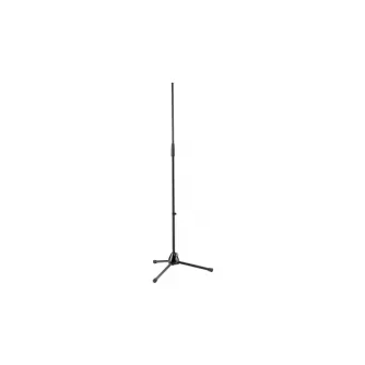 K&M 15662 Microphone Stand with Cast Base, Black
