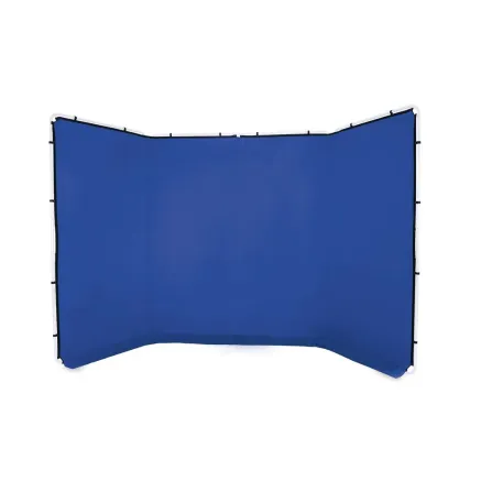 Lastolite Panoramic Background (BLUE) + stand LL LB7943