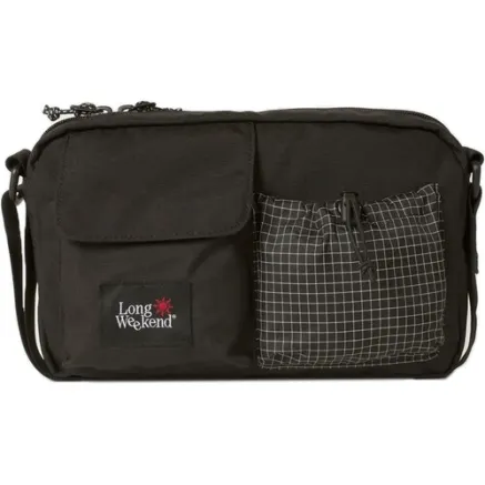 Long Weekend Santa Fe Shoulder Bag, Black 213-004