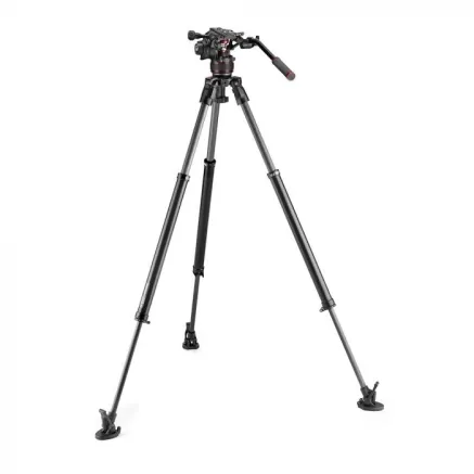 Manfrotto Nitrotech 608 + 635 Fast Single Leg Carbon MVK608SNGFC