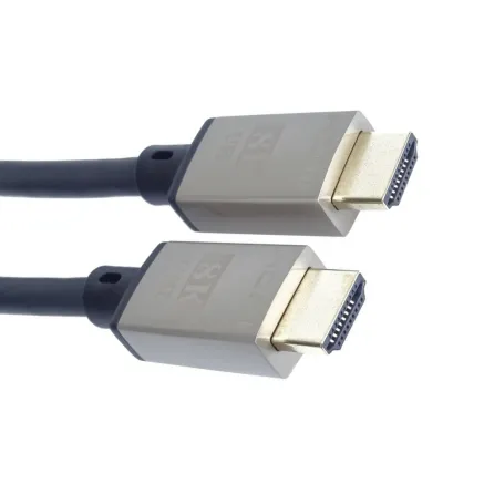 PremiumCord Ultra High Speed HDMI 2.1 cable 8K60Hz, 4K120Hz length 0.5m metallic gold plated connectors KPHDM21K05