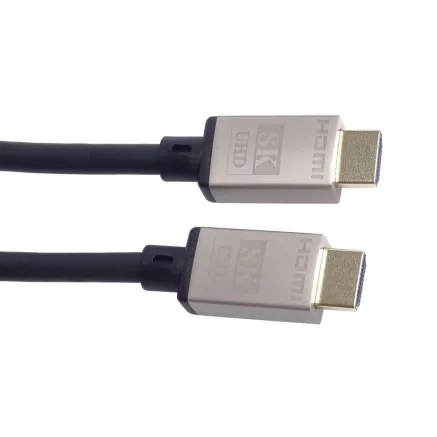 PremiumCord Ultra High Speed HDMI 2.1 cable 8K60Hz, 4K120Hz length 1.5m metallic gold plated connectors KPHDM21K015