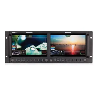 Sortimenta jaunumi - Swit M-1093F 2x9" IPS LCD 19" rack 4U monitor M-1093F - ātri pasūtīt no ražotāja