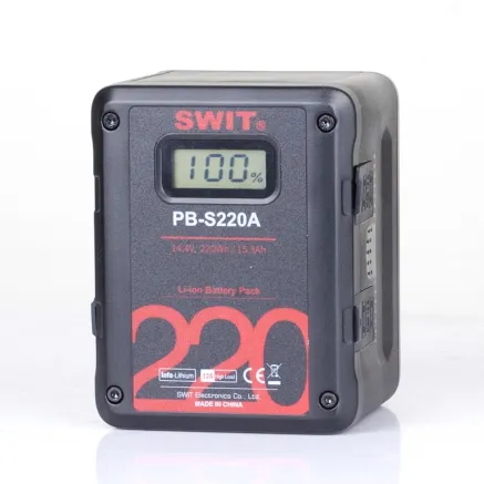 Swit PB-S220A 220Wh Multi-sockets Square Digital Battery PB-S220A