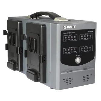V-Mount Battery Chargers - Swit PC-P430S simultaneous 4-channel V-mount battery charger PC-P430S - quick order from manufacturer