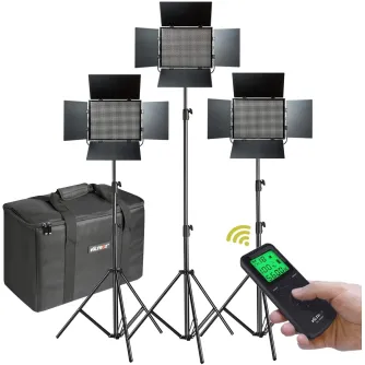 LED Gaismas paneļi - Viltrox VL-D85T LED gaismas komplekts (x3) - ātri pasūtīt no ražotāja