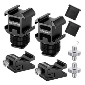 Piederumi kameru zibspuldzēm - Neewer 8 pcs camera hot shoe mount set 10101180 - perc šodien veikalā un ar piegādi