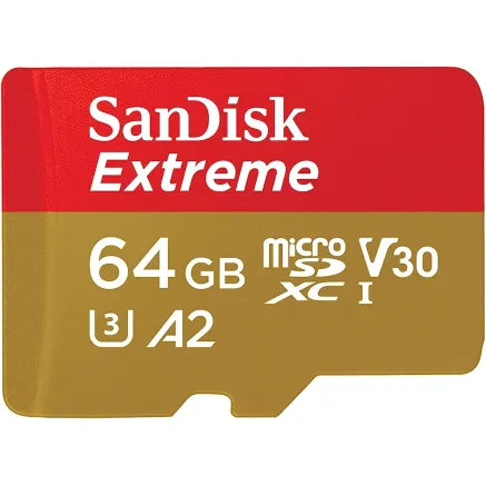 SANDISK MEMORY MICRO SDXC 64GB UHS-I W/A SDSQXBU064G-GN6MA