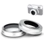 Discontinued - JJC Lens Hood for Fujifilm X100V D184441 Silver