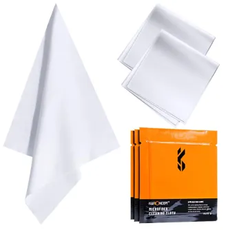 Foto kameras tīrīšana - K&F Concept K&F 3pcs* Microfiber Cleaning cloth Kit, 15*15cm, White, Dry, in vacuum SKU.1683 - ātri pasūtīt no ražotāja