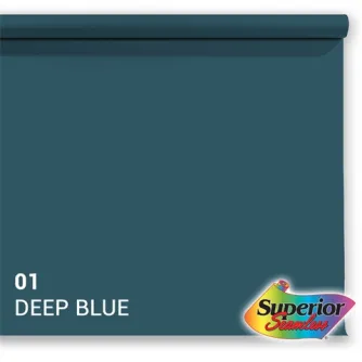 Sortimenta jaunumi - Superior Background Paper 01 Deep Blue 1.35 x 11m - ātri pasūtīt no ražotāja