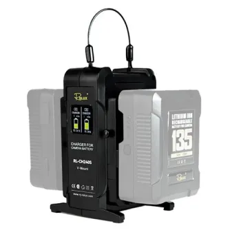 V-Mount Battery Chargers - Rolux Dual Fast Charger RL-CH240S for V-Mount Battery - quick order from manufacturer