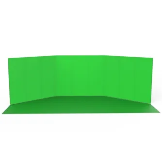 Sortimenta jaunumi - StudioKing Panoramic Background Green Screen FSF-240900PT 240x900cm - ātri pasūtīt no ražotāja
