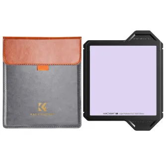 ND neitrāla blīvuma filtri - K&F Concept K&F 100*100*2mm Anti-light Pollution Square Filter with Protective Frame, HD Optical Glass Waterproof SKU.1903 - ātri pasūtīt no ražotāja