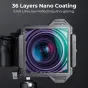 ND neitrāla blīvuma filtri - K&F Concept K&F 100*100*2mm Anti-light Pollution Square Filter with Protective Frame, HD Optical Glass Waterproof SKU.1903 - ātri pasūtīt no ražotāja