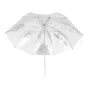 Foto lietussargi - Falcon Eyes Umbrella UR-32S Silver/White 80 cm - ātri pasūtīt no ražotāja