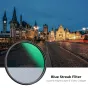 ND neitrāla blīvuma filtri - K&F Concept K&F 62mm, Blue Streak Filter, 2mm Thickness, HD, Waterproof, Anti Scratch, Green Coated KF01.2098 - ātri pasūtīt no ražotāja