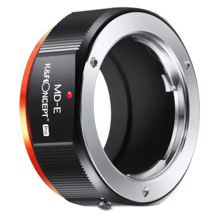 K&F Concept MD to NEX Lens Mount Adapter for Minolta MD MC Mount Lens to NEX E Mount Mirrorless Cameras for KF06.440