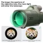Optiskie tēmekļi - K&F Concept K&F 12*50 BAK4 High Checklist Binoculars with Aka Dovetail Slot Army green KF33.073 - ātri pasūtīt no ražotāja