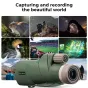 Optiskie tēmekļi - K&F Concept K&F 12*50 BAK4 High Checklist Binoculars with Aka Dovetail Slot Army green KF33.073 - ātri pasūtīt no ražotāja