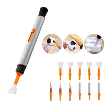 Foto kameras tīrīšana - K&F Concept K&F Aluminum Versatile Switch Cleaning Pen Kit ( Cleaning Pen + APS-C Sensor Cleaning Swab*6+ Flocki SKU.1975 - ātri pasūtīt no ražotāja