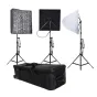 LED Gaismas paneļi - Falcon Eyes Bi-Color LED Panel RX-24TDX Set 3 - ātri pasūtīt no ražotāja