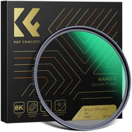 K&F Concept 58MM Nano-X Black Mist Filter 1/4 KF01.1479